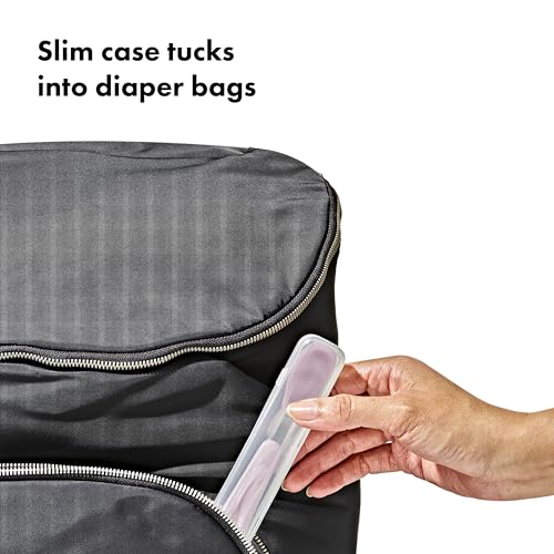 OXO Blossom Tot On-the-Go Feeding Spoon Best for Busy Parents