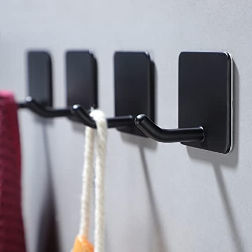 Sturdy 4-Pack Towel Hooks
