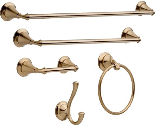 Delta Faucet 79446-CZ Linden Towel Ring Perfect For Contemporary