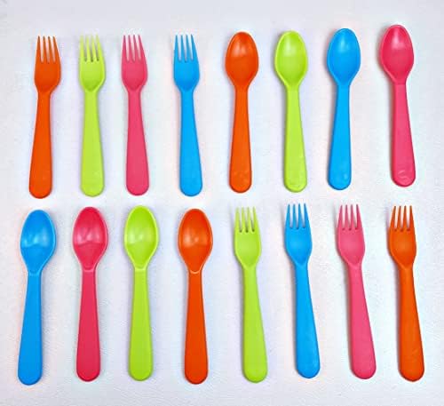 Jawbush 16 Pcs Kids Utensils Set Durable and Safe for Kids