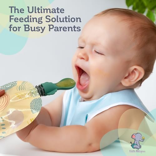 Little Whispers 5-Pack Baby Pouch Spoon Attachments