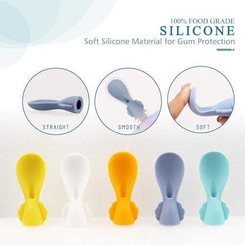 Universal Silicone Pouch Spoon 10-Pack