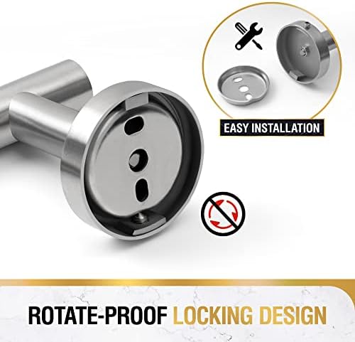 HITSLAM Brushed Nickel Towel Bar