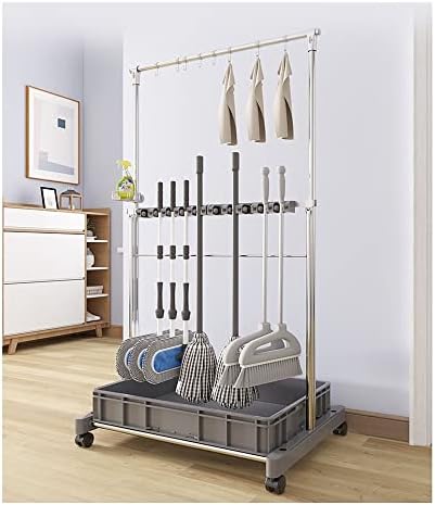 Sturdy Commercial Mop Rack Easy to Use Durable