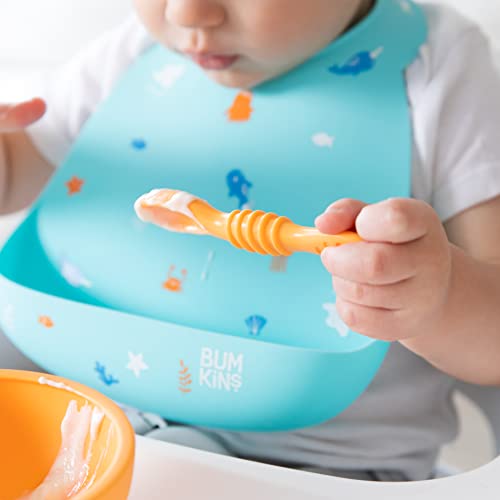 Bumkins Silicone Baby Utensils Set