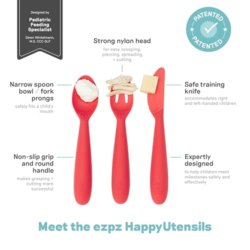 ezpz Happy Utensils 24 Months BPA Free Set