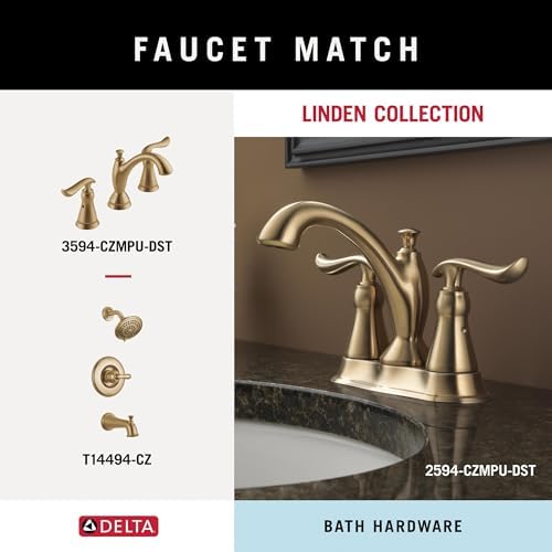Delta Faucet 79446-CZ Linden Towel Ring Perfect For Contemporary