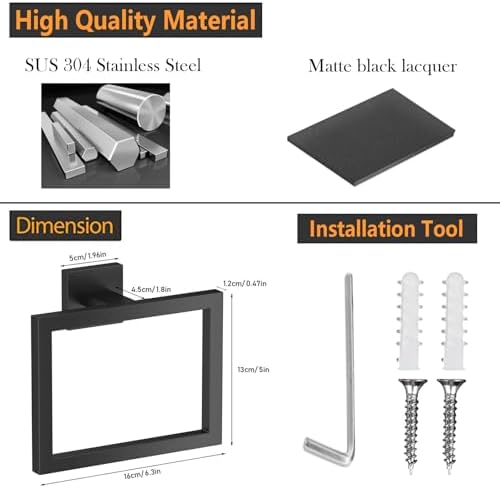 Perfect Rustproof Towel Holder for Home