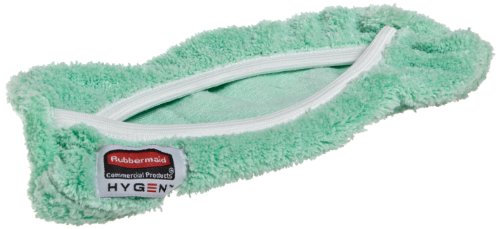 Rubbermaid HYGEN Quick-Connect Microfiber Mop Cover 8-inch Green