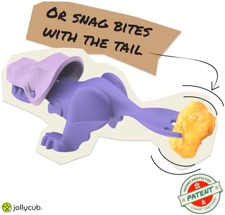 JollyCub Dino Chomper Toddler Utensils Set