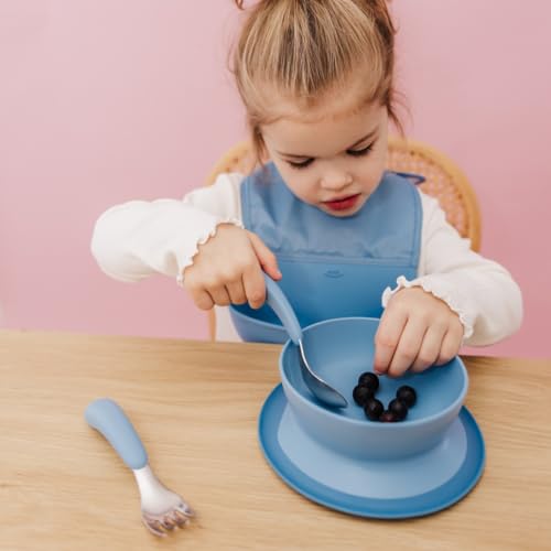 OXO Tot On-The-Go Perfect Kids Flatware Set - Dusk
