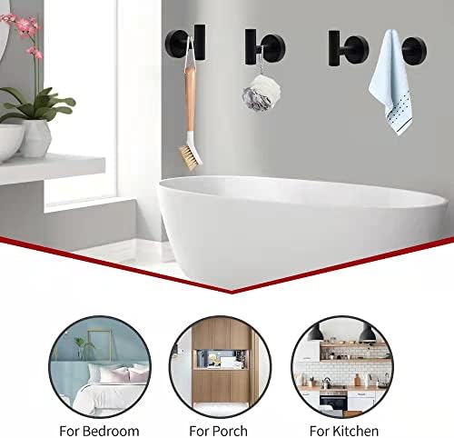 10-Piece Essentials For Your Bathroom Black Bathroom Hardware Set