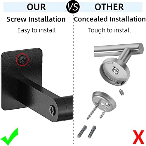 Heavy Duty 24-Inch Wall-Mounted Towel Bar for Bathroom Organization