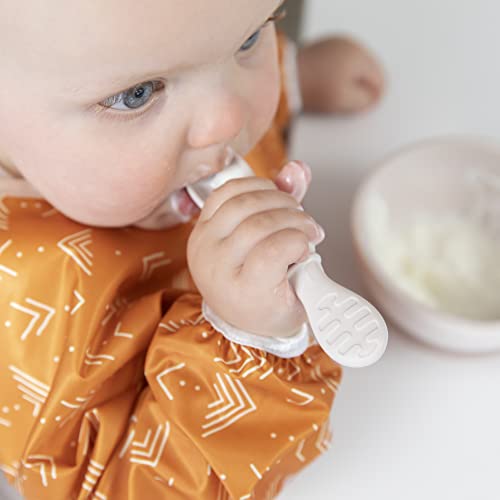 Perfect for Baby-Led Weaning 4-Mos 3-PK Beige and Brown