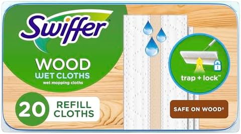 Swiffer Sweeper Wet Wood Floor Mopping Cloth 20-Pack