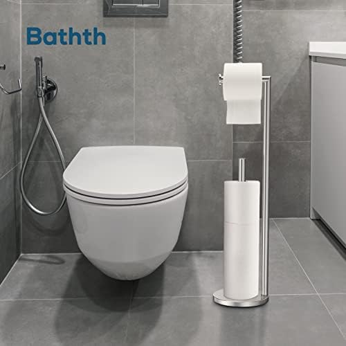 BaththSturdy Toilet Paper Holder Stand