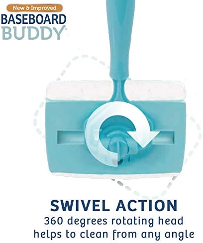 Baseboard Buddy Baseboard Molding Cleaning Tool with 3 Pads