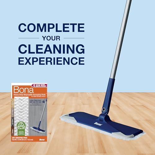 Bona Sweeping Pads - Heavy-Duty Microfiber