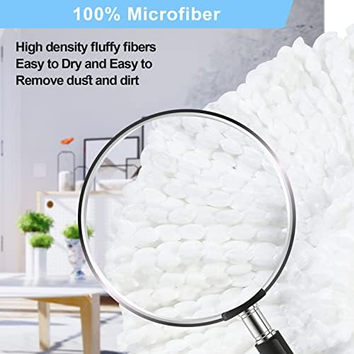 3-Pack Mop Heads Refill Durable Soft for Cedar Spin Mop