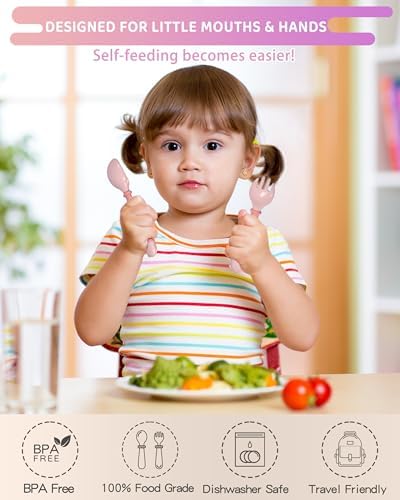 Deejoy Baby Utensils Set for Toddler
