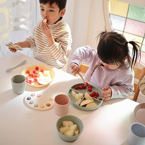 Mushie silicone feeding spoons Baby essentials Durable safe for mealtime