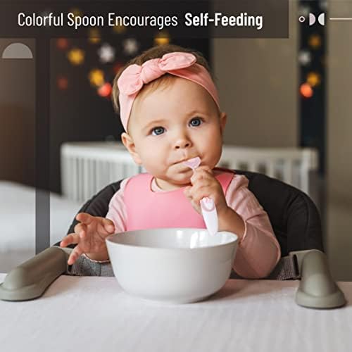 Mr Pen Baby Spoons 6-Pack Soft-Tip Silicone