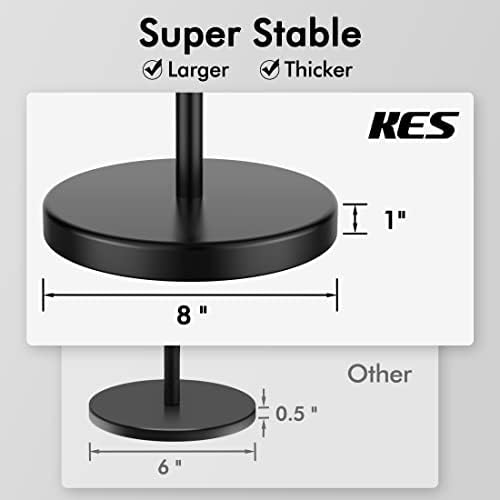 Sturdy Mat Black Stainless Steel Toilet Paper Holder Stand