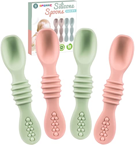 Sperric Silicone Baby Spoon Set