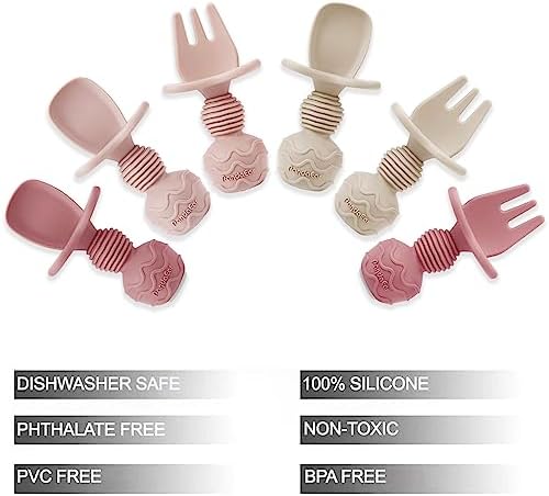 Versatile Silicone Baby Feeding Set for Ages 3