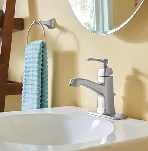 Moen Retreat Collection Brushed Nickel Towel Ring Wall Mount