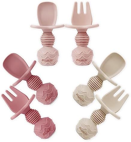 Versatile Silicone Baby Feeding Set for Ages 3