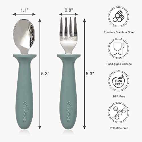 VITEVER Toddler Utensil Set