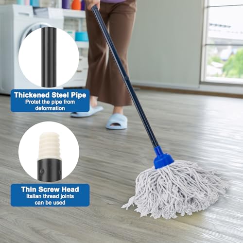 Lightweight Durable Mop Head for Microfiber Cloths