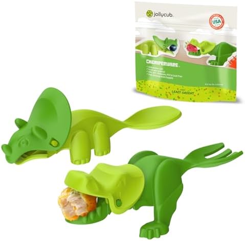 JollyCub Dino ChomperKids Utensil Set