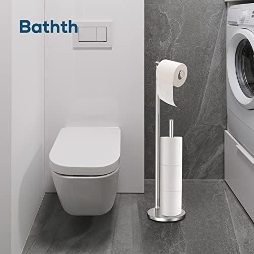 BaththSturdy Toilet Paper Holder Stand