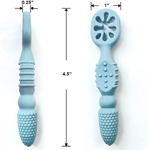 Babys First Spoon Self-Feeding Spoon 4-Pack Sandy Beach