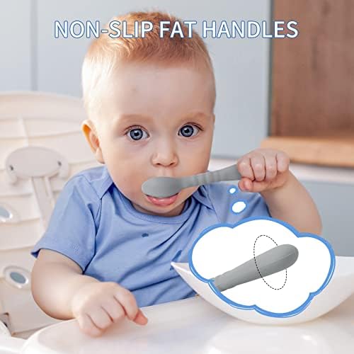 MEFAN Silicone Feeding Spoons