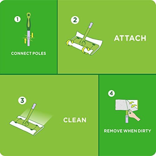Bristle Dry Sweeping Pad for Swiffer Sweeper 32 Count Pack of 3