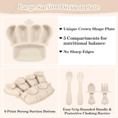 Sensitive Skin Silicone Baby Feeding Set 10 Pcs