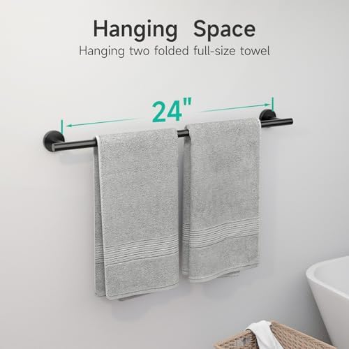 Matte Black Towel Bar