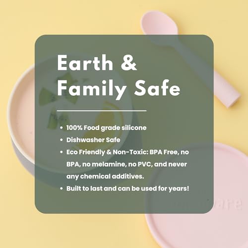 BPA-Free Silicone Baby Spoon Self-Feeding for 6 Months