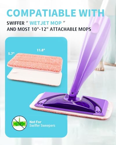 Multipurpose Reusable Mop Pads for Swiffer Wet Jet Mops