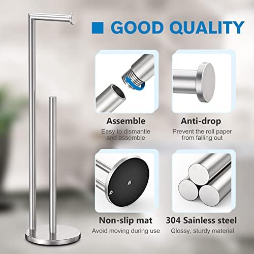 BaththSturdy Toilet Paper Holder Stand