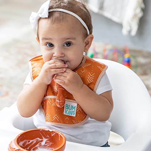 Perfect for Baby-Led Weaning 4-Mos 3-PK Beige and Brown