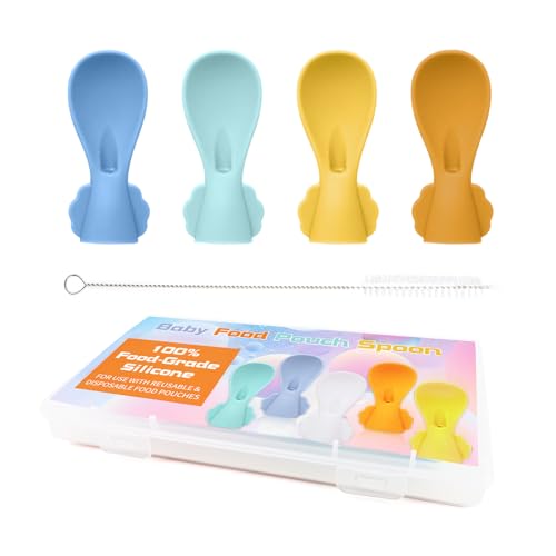MiniMunch Silicone Baby Spoon Set