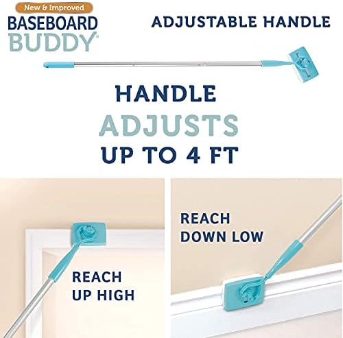 Baseboard Buddy Baseboard Molding Cleaning Tool with 3 Pads