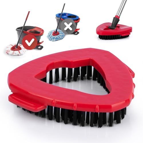 Essential Sturdy scrub brush mop head for O-Cedar spin mop system