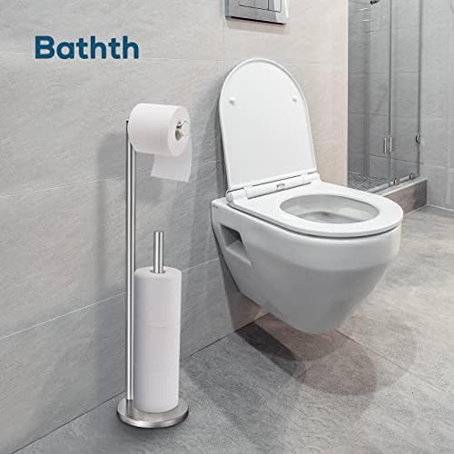 BaththSturdy Toilet Paper Holder Stand