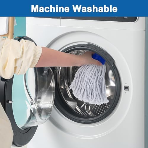 Lightweight Durable Mop Head for Microfiber Cloths