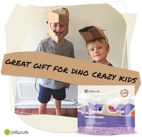 JollyCub Dino Chomper Toddler Utensils Set